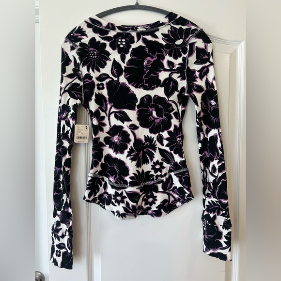 NWT FP Movement by Free People Rally Printed Layer in Garden Floral Lilac - Picture 6 of 9